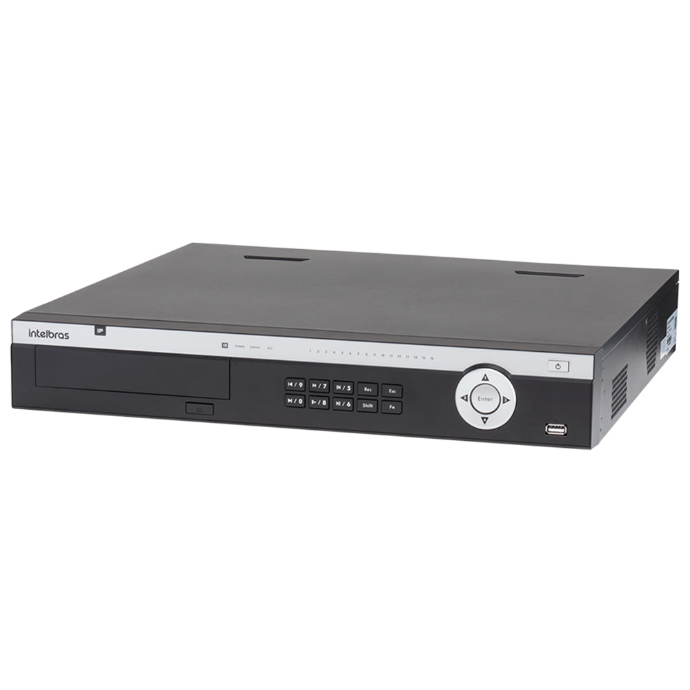 NVR Gravador Digital de Vídeo Intelbras, Em Rede, 24 Canais, NVD 5124, Até 4K