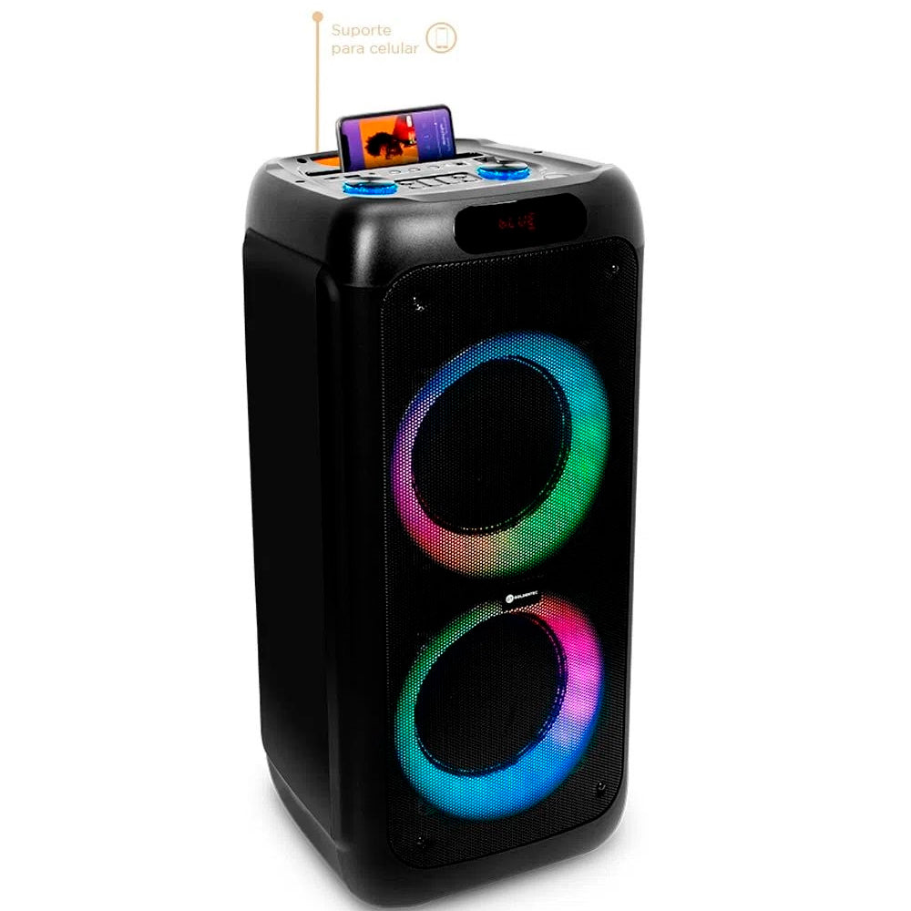 Caixa de Som Amplificada GT Evoke 1000 Bluetooth TWS - Goldentec