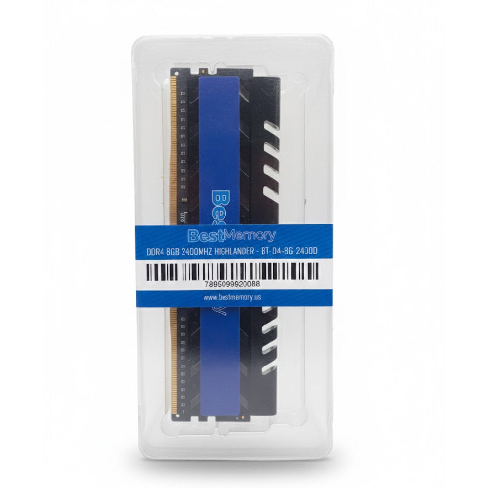 Memória RAM Gamer Desktop 8GB DDR4 2400Mhz, Highlander, Bt-D4-8G-2400, Best Memory
