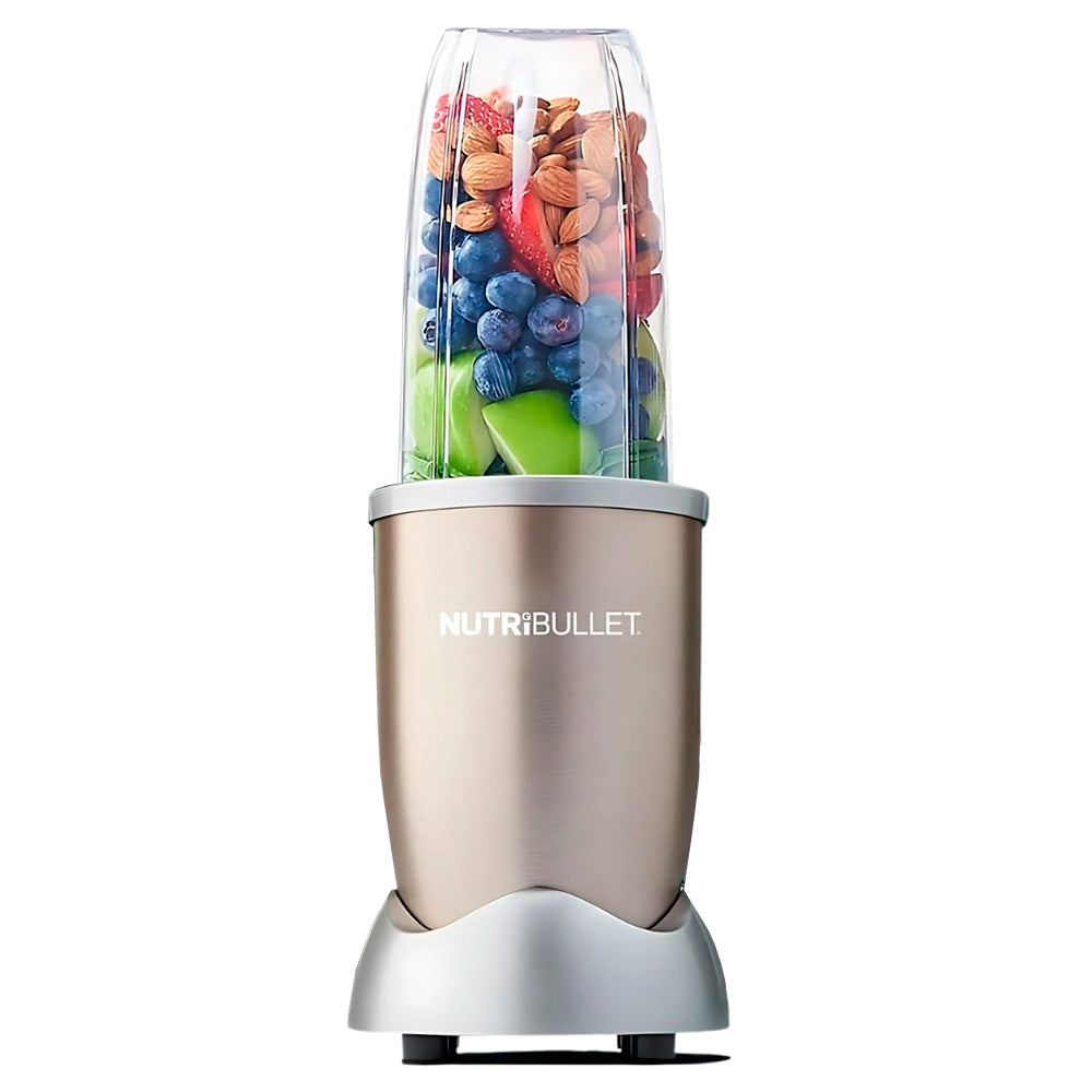 Nutribullet 900w De Potência Com 9 Itens - 5 Em 1 - Liquidificador, Multiprocessador, Blender, Mixer E Moedor - Champagn