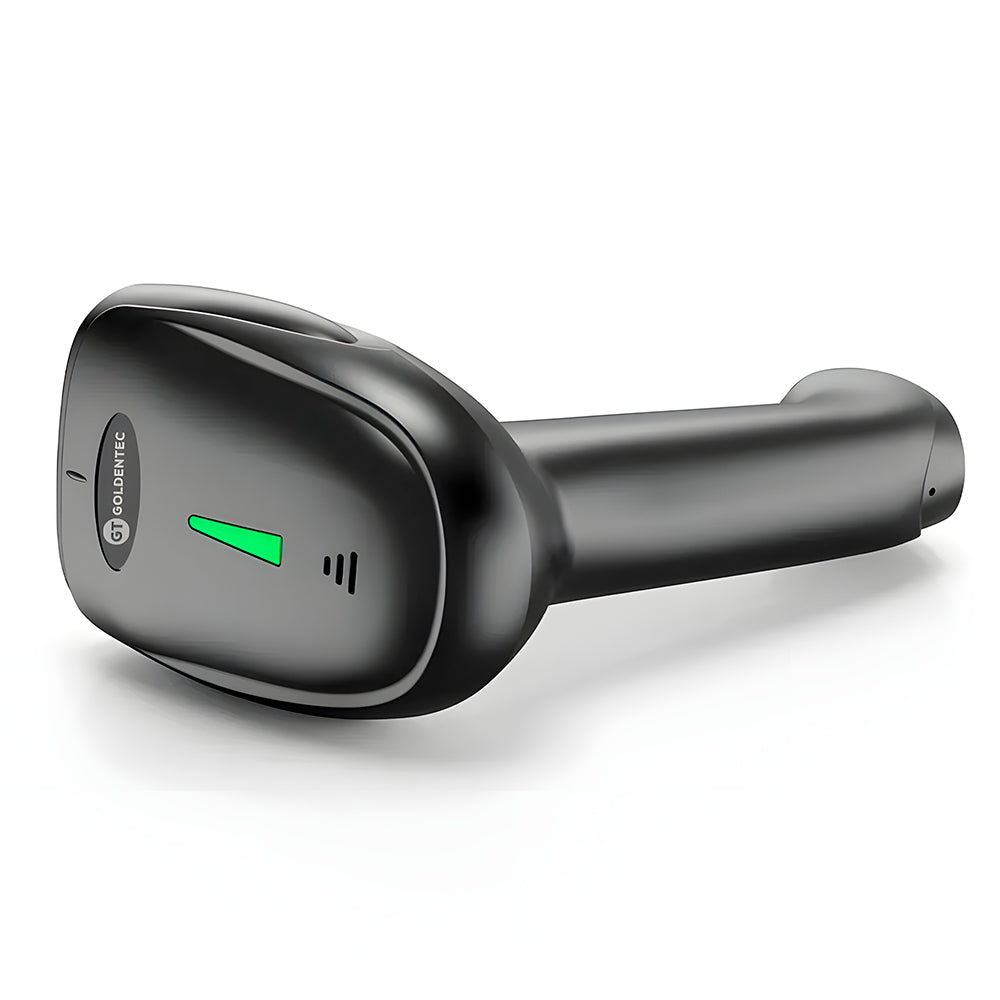 Leitor de Código de Barras 1D USB, Laser Bidirecional, 200 Leituras Por Segundo, Goldentec - Preto