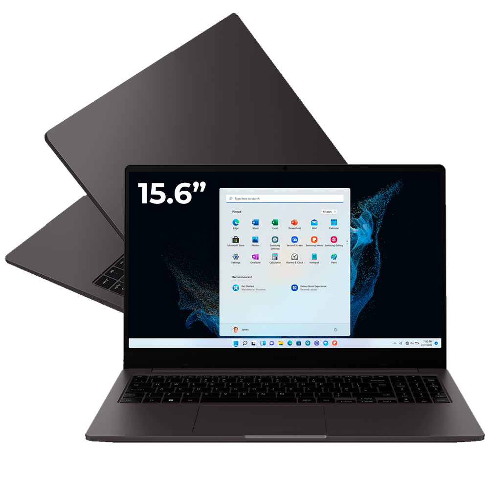 Notebook Samsung Galaxy Book 2 Intel Core i3-1215U, Windows 11 Home, 8GB, 256GB SSD, 15.6