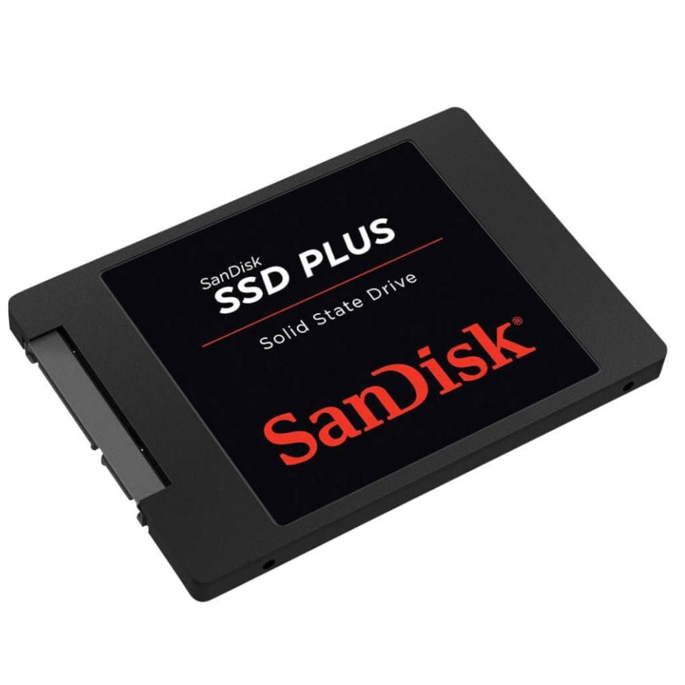 SSD SanDisk Plus 120GB SATA III 6Gb/s 2.5", Leitura 530MB/s, Gravação 400MB/s, MLC NAND SLC Cache