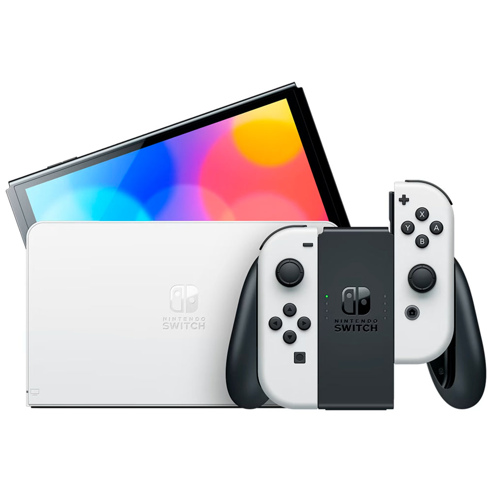 Nintendo Switch OLED Branco 64GB, Tela 7", com Mario Kart 8 Deluxe + 3 Meses Nintendo Online