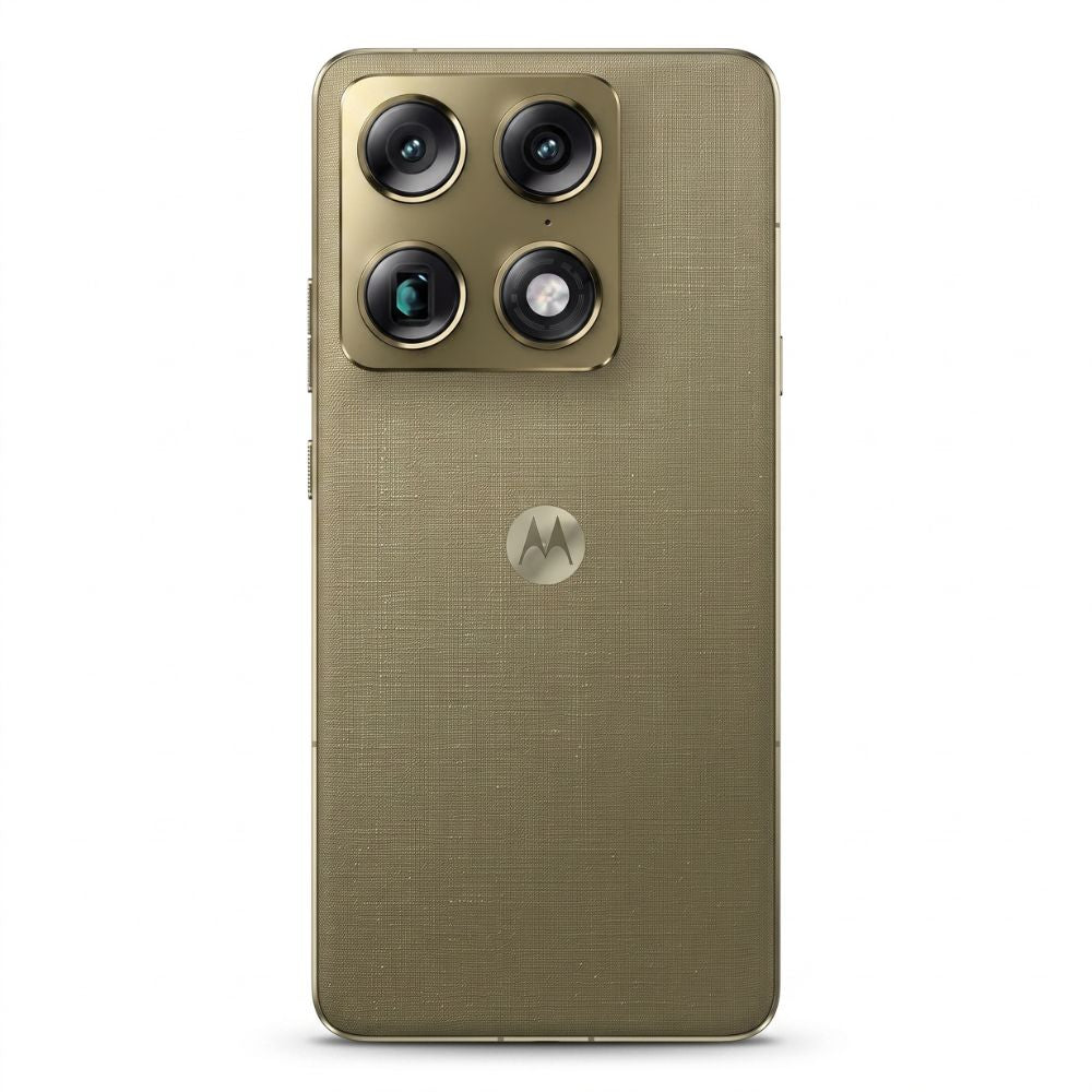 Smartphone Motorola Signature 6.8” 5G Verde Oliva  512GB, 12GB RAM, 3 Câmeras 50MP Sony Lytia
