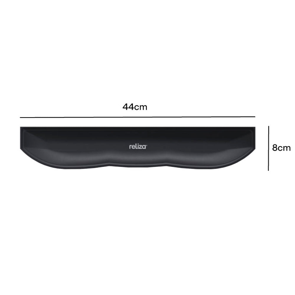 Apoio Ergonômico para Teclado, Reliza Confort, Ideal para Digitação Prolongada - Preto