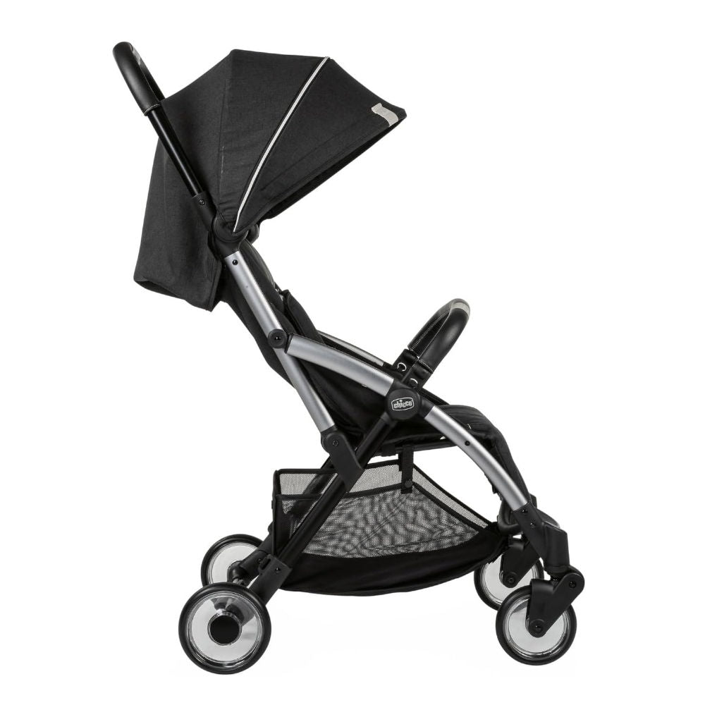 Carrinho de Bebê Chicco Goody Plus Graphite Dobrável Suporta até 15 kg, 105 cm Altura