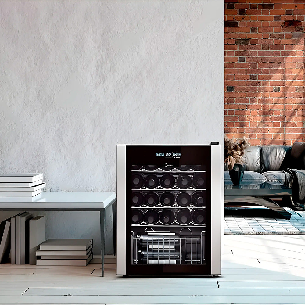 Adega Climatizada de Vinhos 24 Garrafas Midea WBB242, 220V