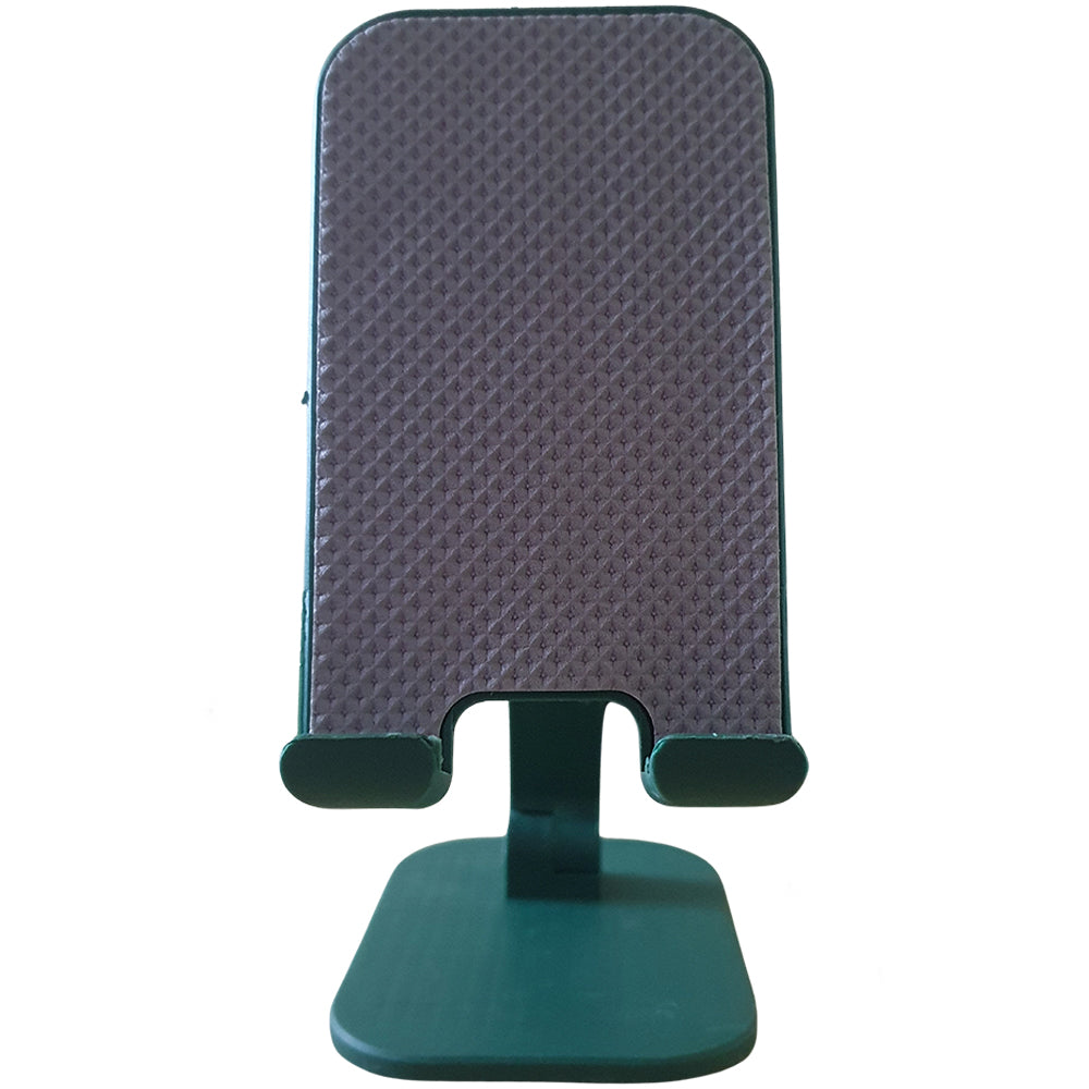 Suporte De Mesa Para Smartphones e Tablets, Ajustável e Dobrável - Verde