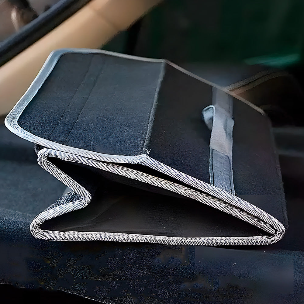 Caixa de Armazenamento Multifuncional, Dobrável, Para Porta-Malas de Carros, Cinza