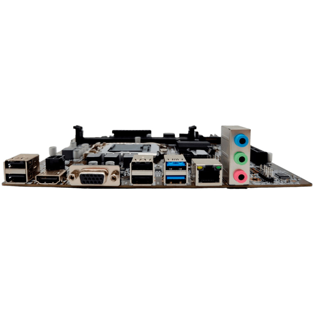Placa Mãe Soquete 1200 H510 DDR4, Com Slot Para SSD M.2, PCI Express, HDMI e Rede Gigabit, Goldentec, S/Caixa
