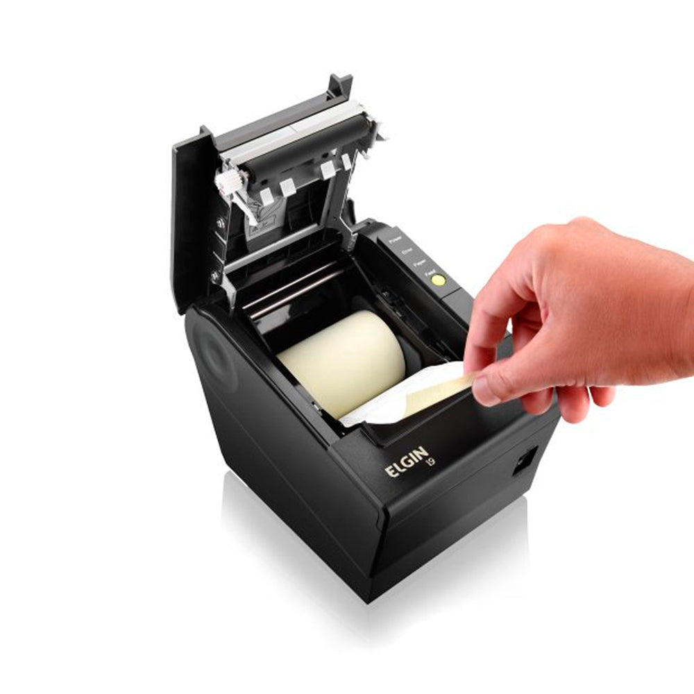 Impressora Térmica Não Fiscal Elgin i9 com Guilhotina, 80mm, Conectividade USB e Serial DB-25, Bivolt