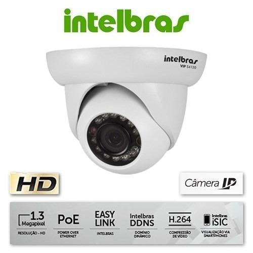 Câmera IP Dome Intelbras VIP S4120 de Teto