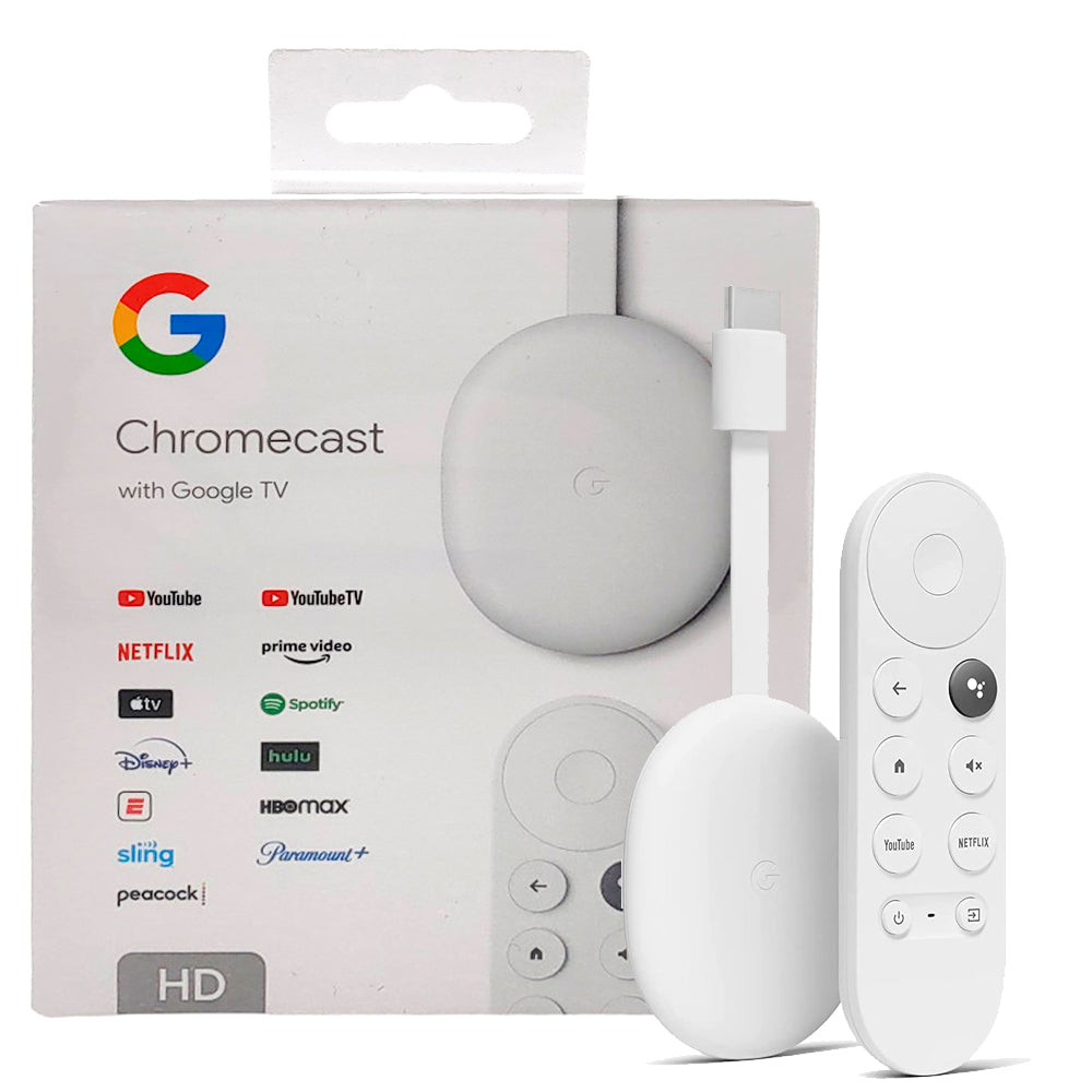 Chromecast Google TV GA03131, HD, Bluetooth, HDMI, USB Tipo-C, Branco