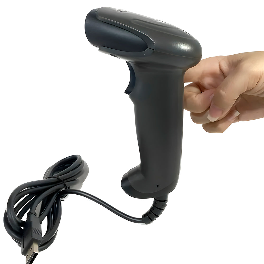 Leitor de Código de Barras USB Tanca TL-120, Sensor CCD 625nm, Leitura 1D, Velocidade de 300 Scans/seg, Cabo 2m