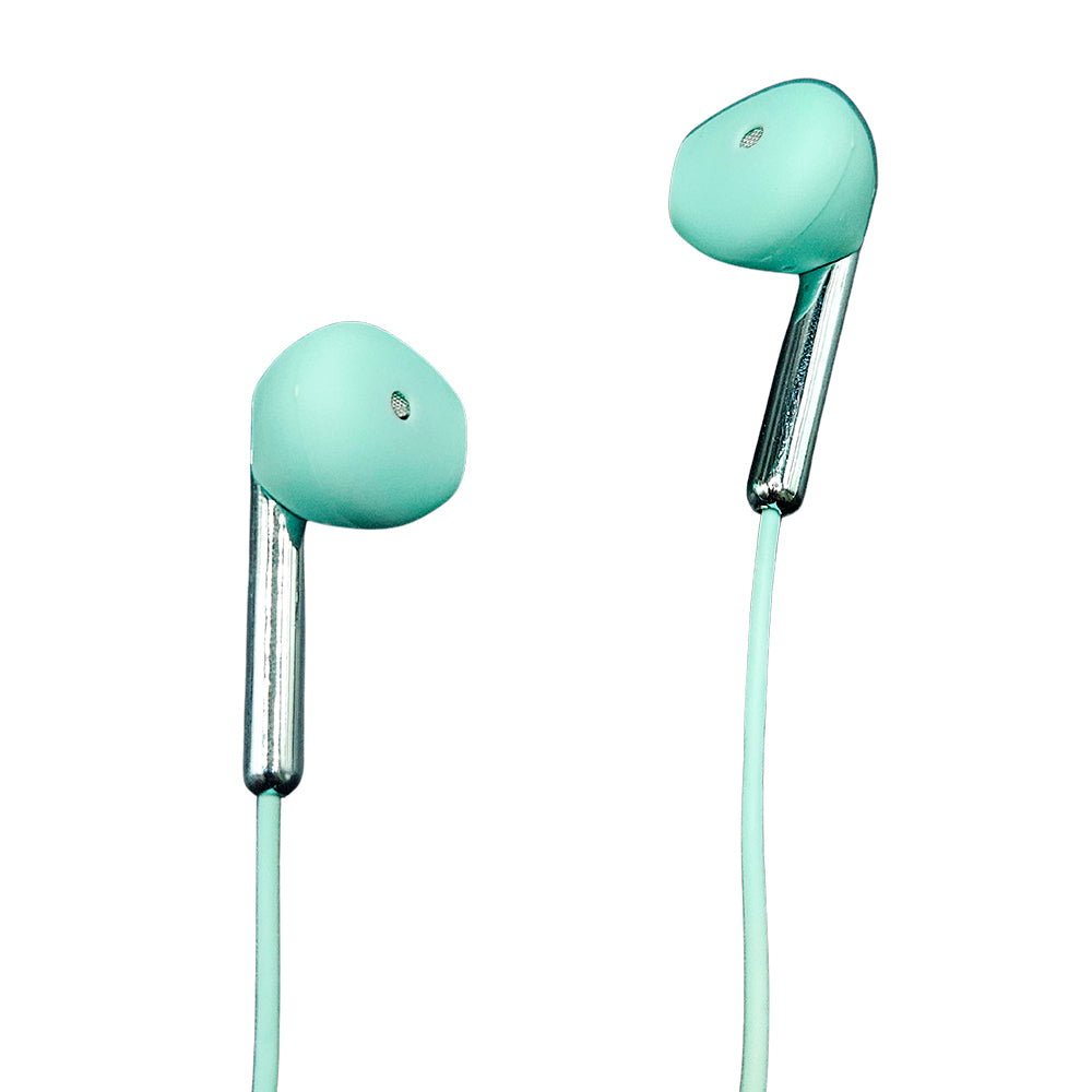 Fone De Ouvido Stereo, Super Bass, com Microfone, Entrada 3.5mm, Fio 1.3 Metros, A'Gold, FN-A10 - Verde