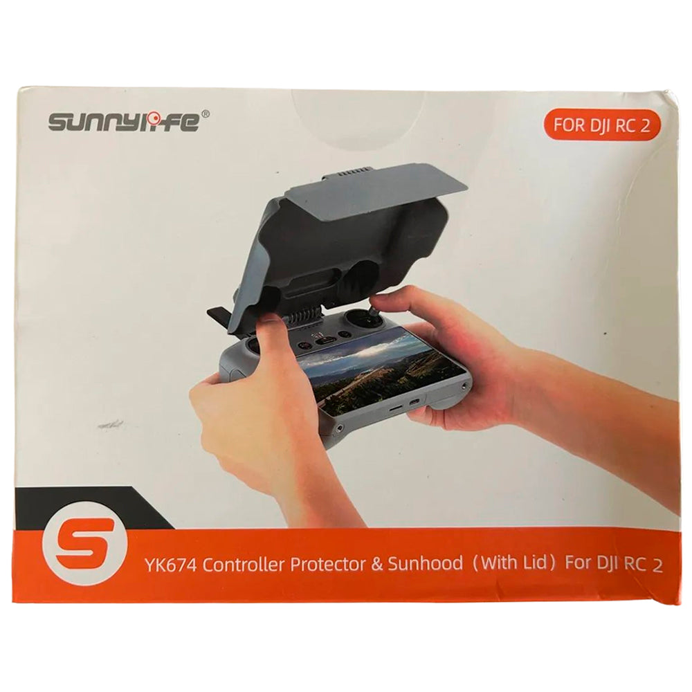 Capa Protetora Solar Para Controle de Drone, Para DJI RC 2, Cinza, SunnyLife