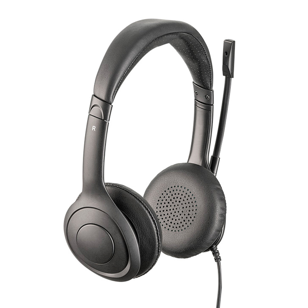 Fone de Ouvido Headset, Biauricular, WHS 60 Duo, Conexão USB Plug And Play, Intelbras - Preto