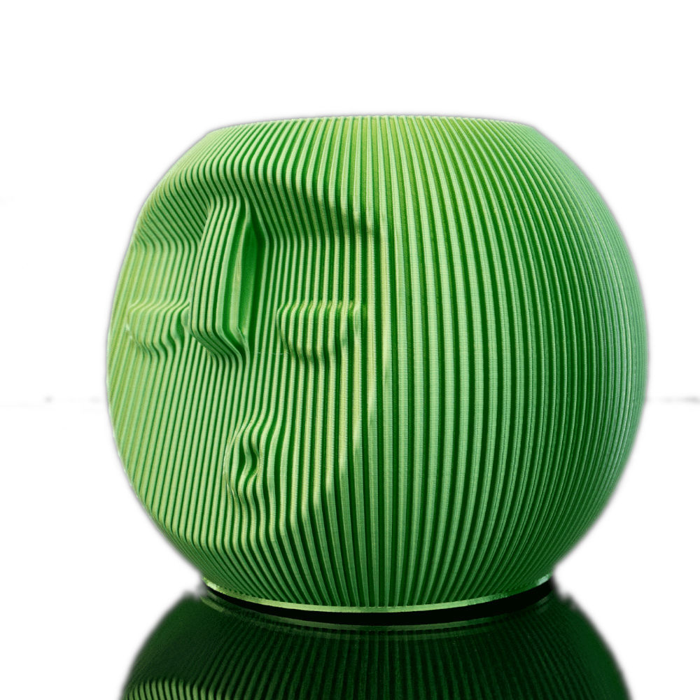 Filamento PLA STLFLIX Verde Amarelo 1.75mm 1kg Para Impressora 3D