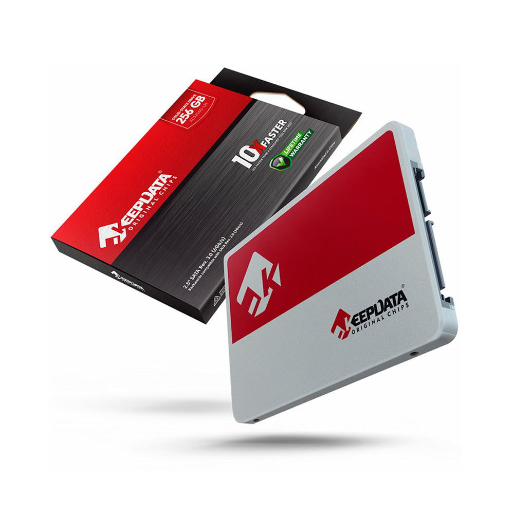 SSD Keepdata 256GB 2.5" SATA 3 KDS256G-L21, Velocidade Leitura 550MB/s, Gravação 500MB/s