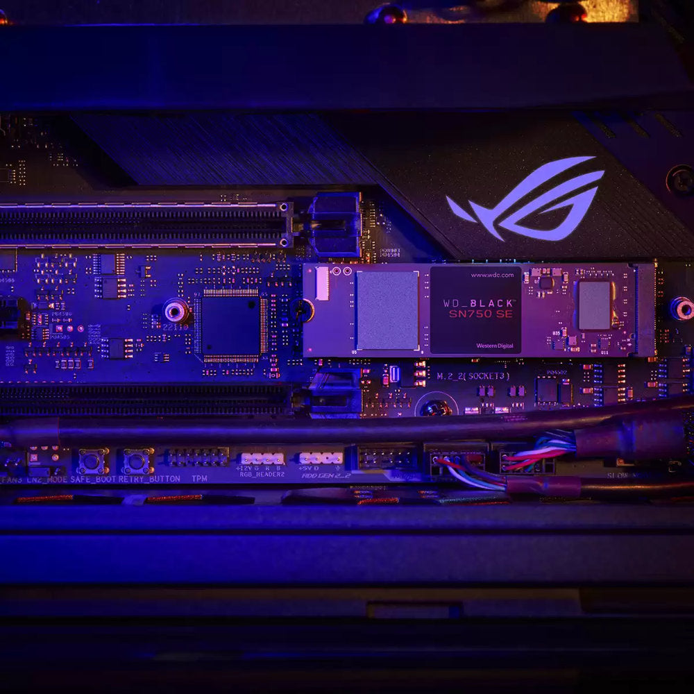 SSD M.2 NVMe WD_Black SN750 SE 250GB Gen4 Leitura 3200MB/s Gravação 1000MB/s