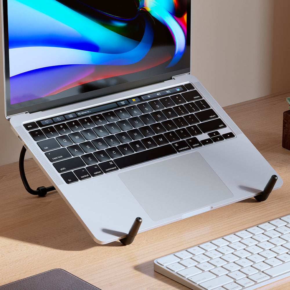 Suporte Para Notebook, Ergonômico, Ajustável, Smart, Conforto e Estabilidade - Preto