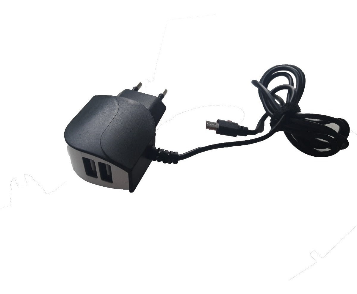 Carregador Rápido Usb Inova Original 3.1A Preto Car-10064 Com 2 Portas Usb