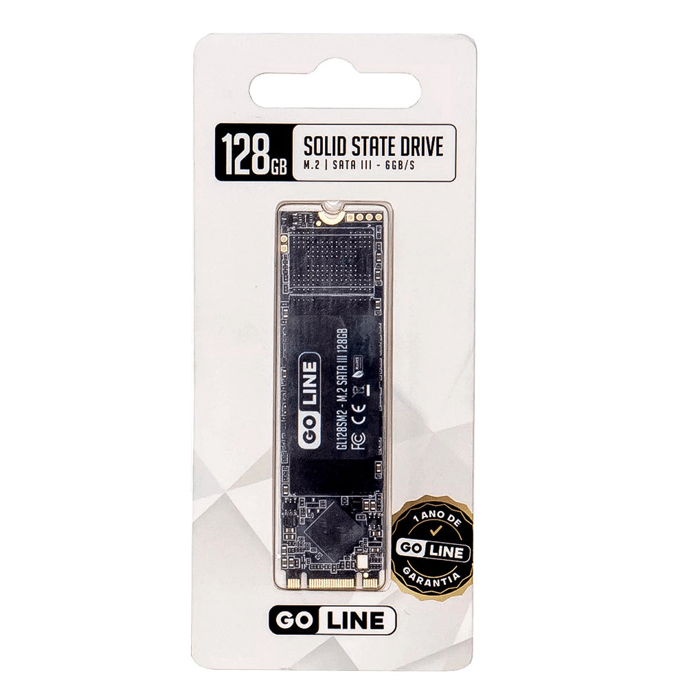 SSD M.2 Goline 128GB / 2280 / SATA 3.0 6 Gb/s - (GL128SM2)