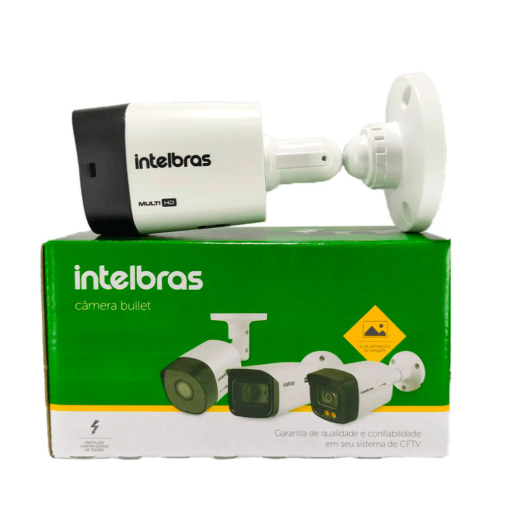Câmera de Segurança Multi HD Intelbras VHD 3120 Bullet G7, HD 720P, Lente Infravermelho, 3.6mm