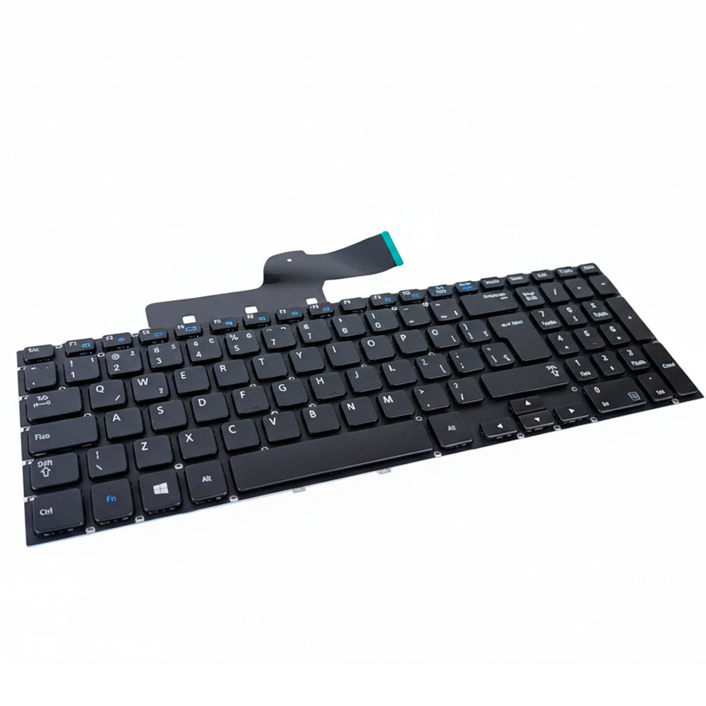 Teclado Compatível Notebook Samsung NP270E5E-KD1BR/KD2BR, NP270E5K-XW1BR, Tecla "Ç", Teclado Numérico, BringIT - Preto