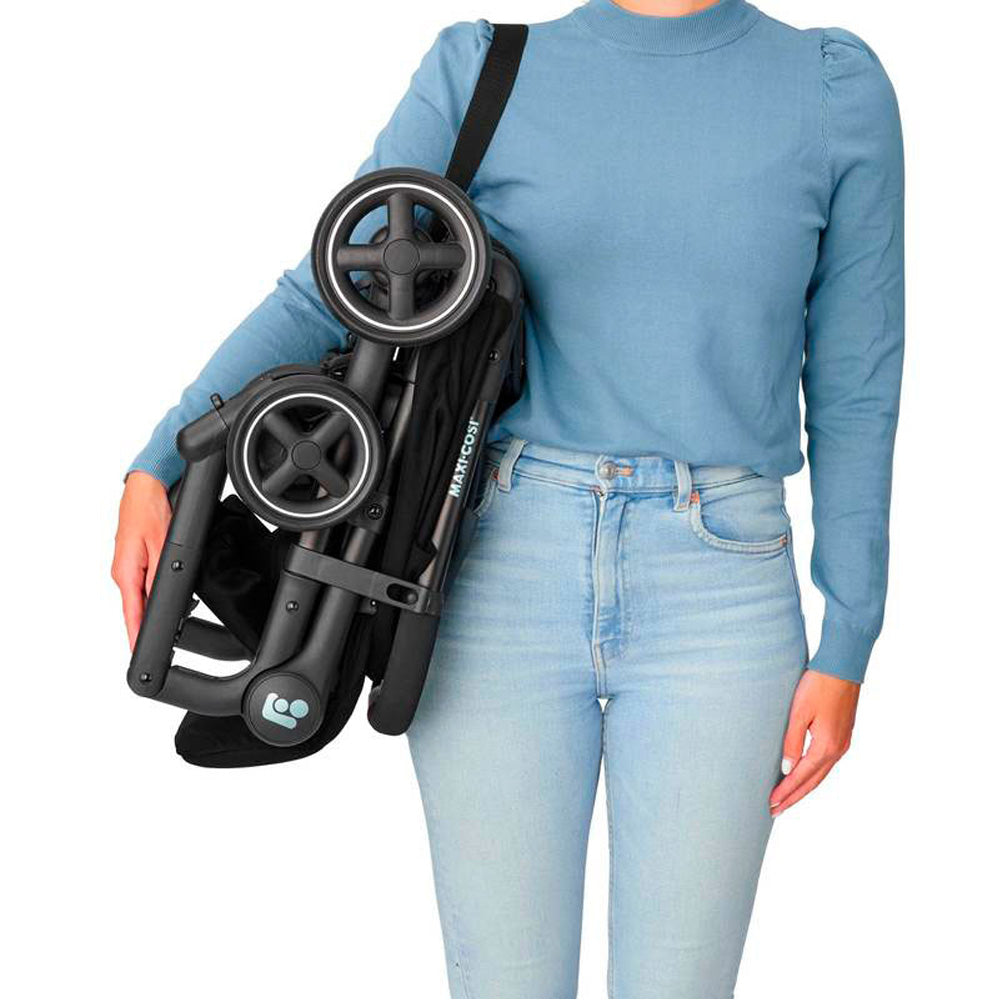 Carrinho de Bebê Lara² TS Com Bebê Conforto E Base Maxi Cosi Preto