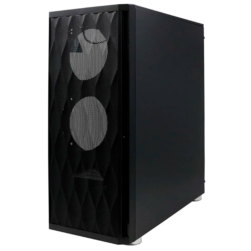 Gabinete Gamer BG-025 Bluecase, Lateral Vidro Temperado, Mid Tower, S/FTE, USB 3.0, Preto
