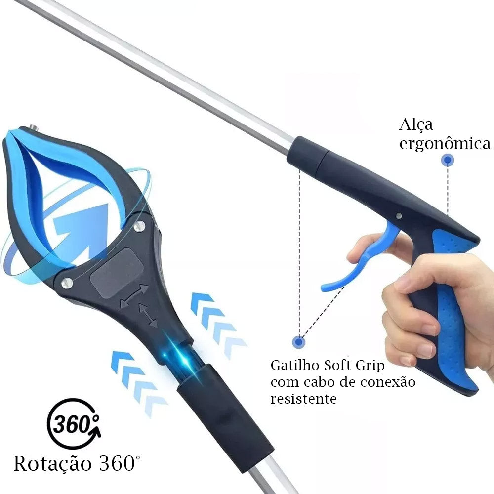 Garra Mobiliflex, Seletor Supremo, Pegador de Objetos, Liberade e Eficiência, Detalhes em Azul