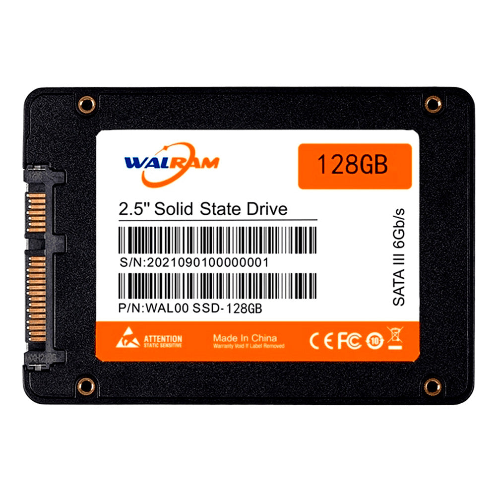 HD SSD Walram 128GB 560Mb/s De Leitura 490Mb/s De Escrita 3D Nand