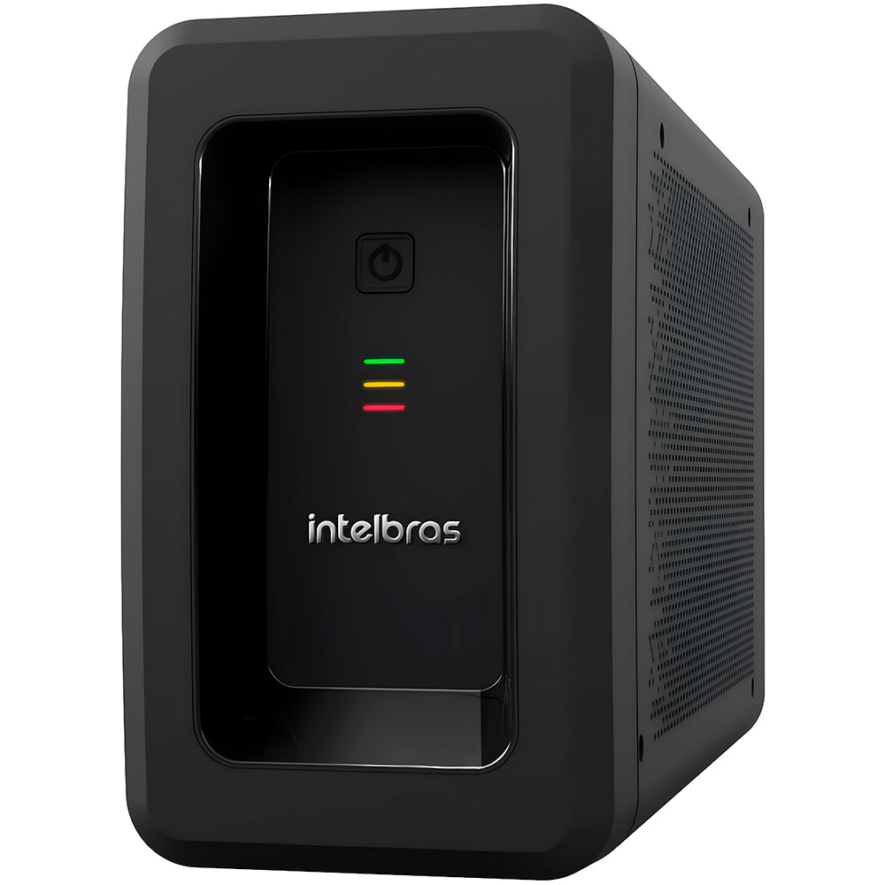 Nobreak Interativo Intelbras ATTIV 1200VA Bivolt Semi Senoidal Com 8 Tomadas de Saída 115V Preto