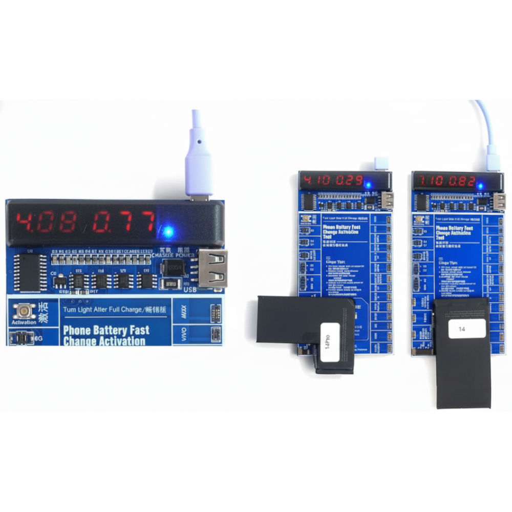 Placa para Ativação de Bateria Sunshine V8.0 SS-915, Para iPhone e Android, Display LED