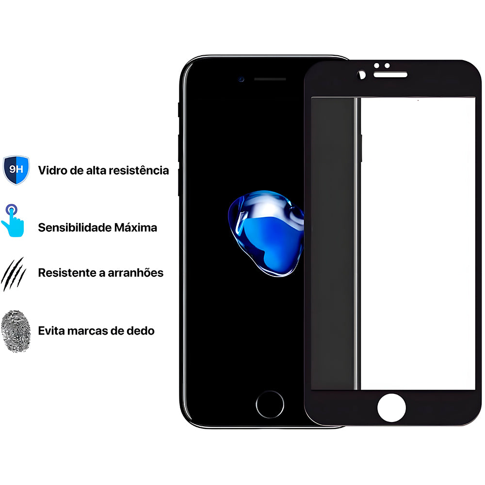 Pelicula Protetora de Tela, 3D, Para iPhone 7/ 8 Plus