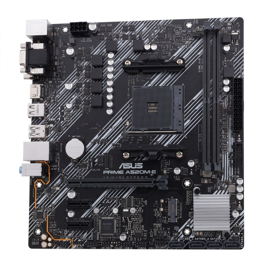 Placa Mãe Asus Prime A520M-E Amd Soquete Am4, DDR4