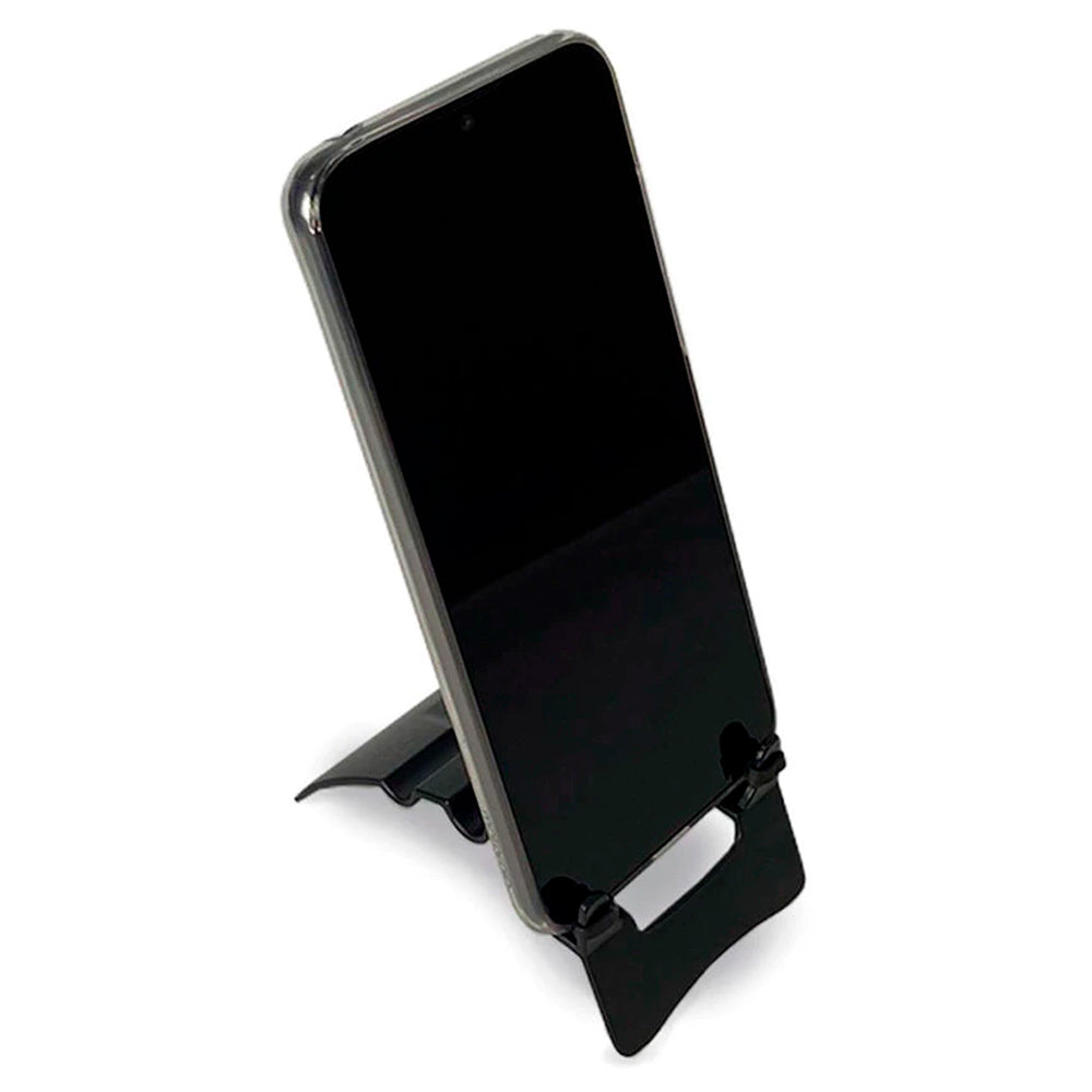 Suporte Para Celular de Mesa, Ergonômico, Multiuso, Ajustável, Reliza, Conforto e Estabilidade - Preto