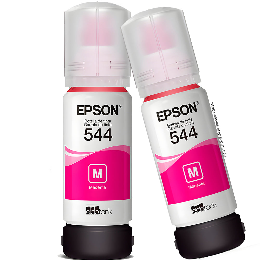Refil de Tinta Epson Magento 544-T544320 Original Para L3110/L3150 Rende 7.500 Paginas (Fora da Caixa)