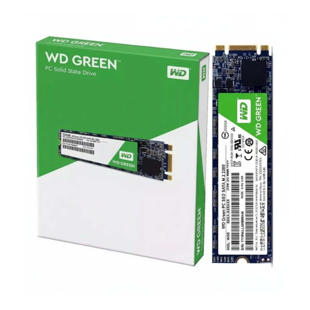 SSD Western Digital WD Green 240GB, SATA III 6Gb/s M.2 2280, Leitura 545MB/s WDS240G3G0B