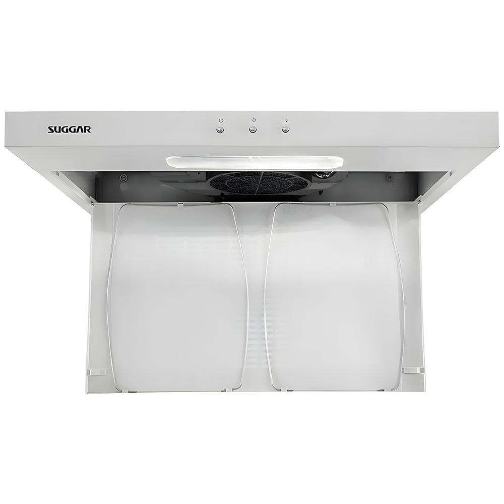 Depurador De Ar Slim Suggar 60cm Dps160BIBR -Branco Bivolt Com Manta