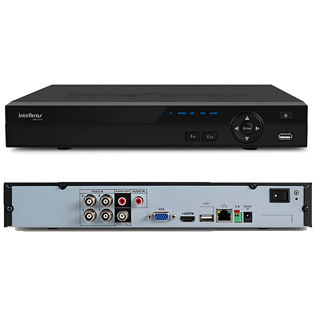 Gravador de Imagem Digital DVR Intelbras, Com 4 Canais, VD-3004