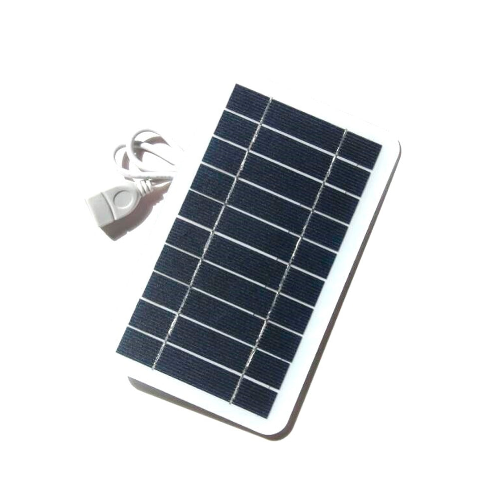 Painel Solar Externo Portatil, À Prova D'Água, Com Entrada USB, 157mm x 94mm