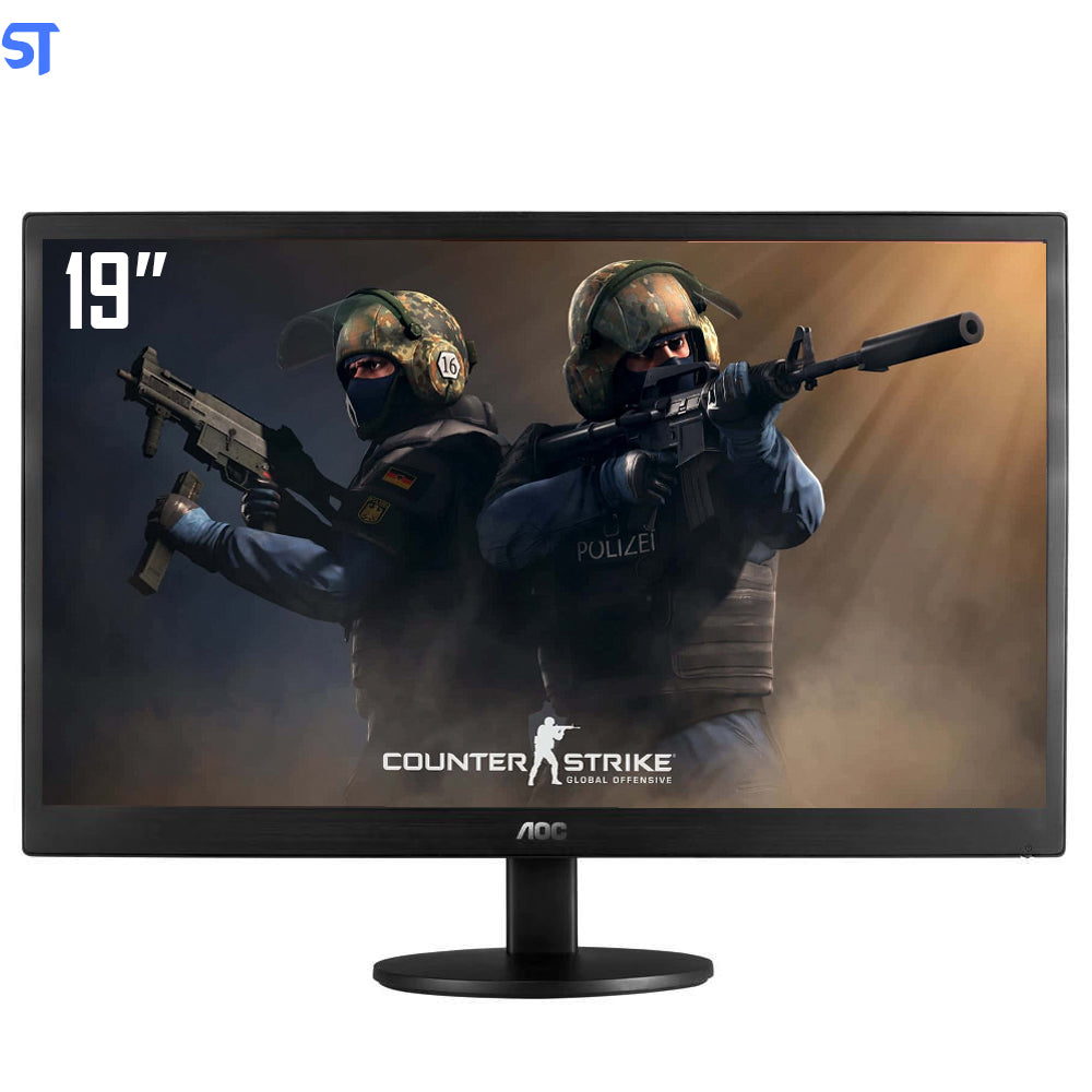 Computador Gamer Core i5-3570- HD SSD 256GB -Memória 8GB -Placa Vídeo GT730-2GB -500W Com Monitor 18,5 Teclado e Mouse