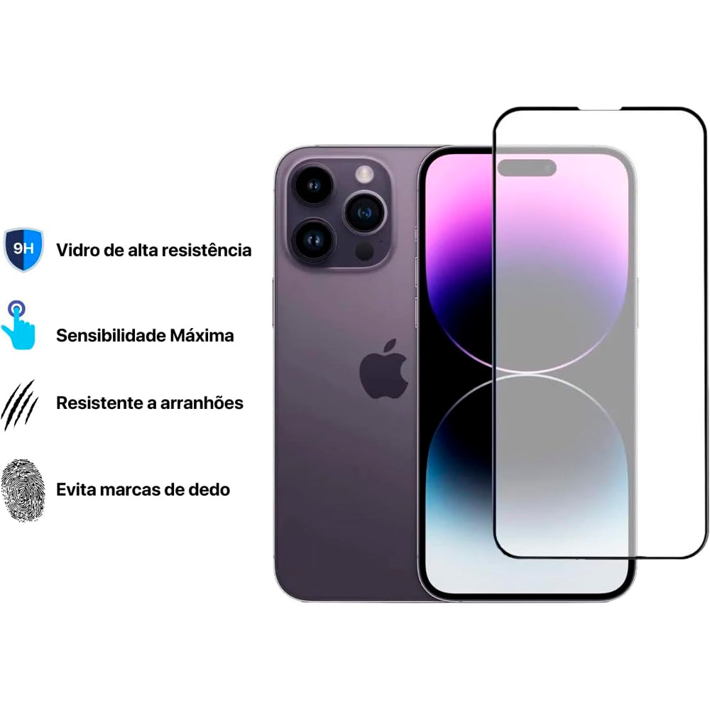 Película Protetora de Tela, 3D, Para Iphone 14 / 14 Pro