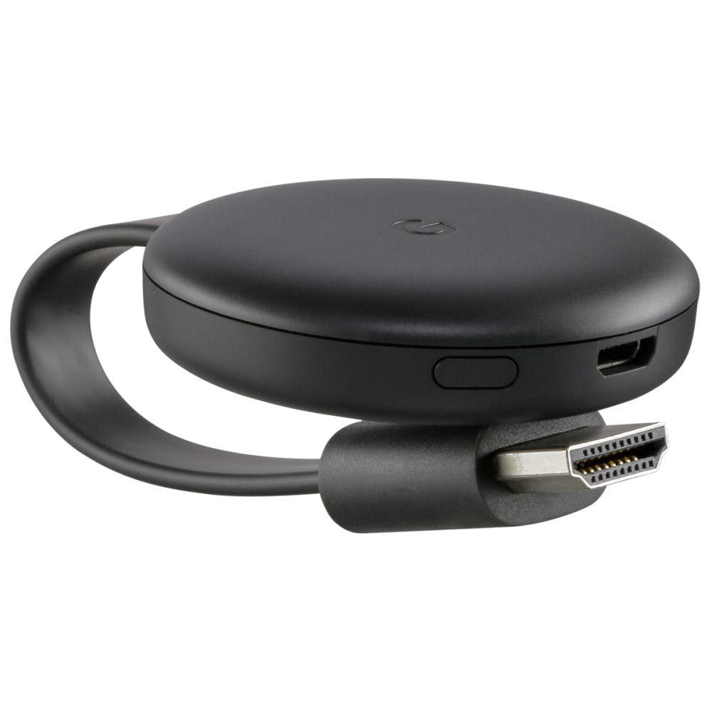 Chromecast Google 3ª Geração Full HD 1080p, HDMI, Wi-Fi 2,4/5GHz, Streaming e Espelhamento, Cor Carbono