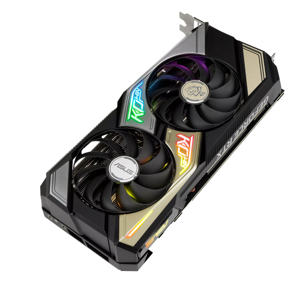 Placa Vídeo ASUS GeForce RTX 3060 Ti KO OC V2, 8GB GDDR6, 256-Bit, 1695MHz Boost, PCIe 4.0, 3xDP, 2xHDMI, LHR