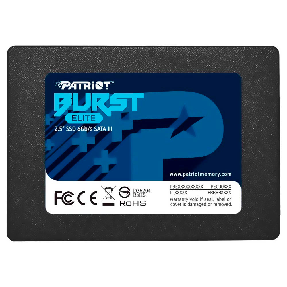 SSD 240GB Patriot Burst Elite 2.5" SATA 3 - PBE240GS25SSDR