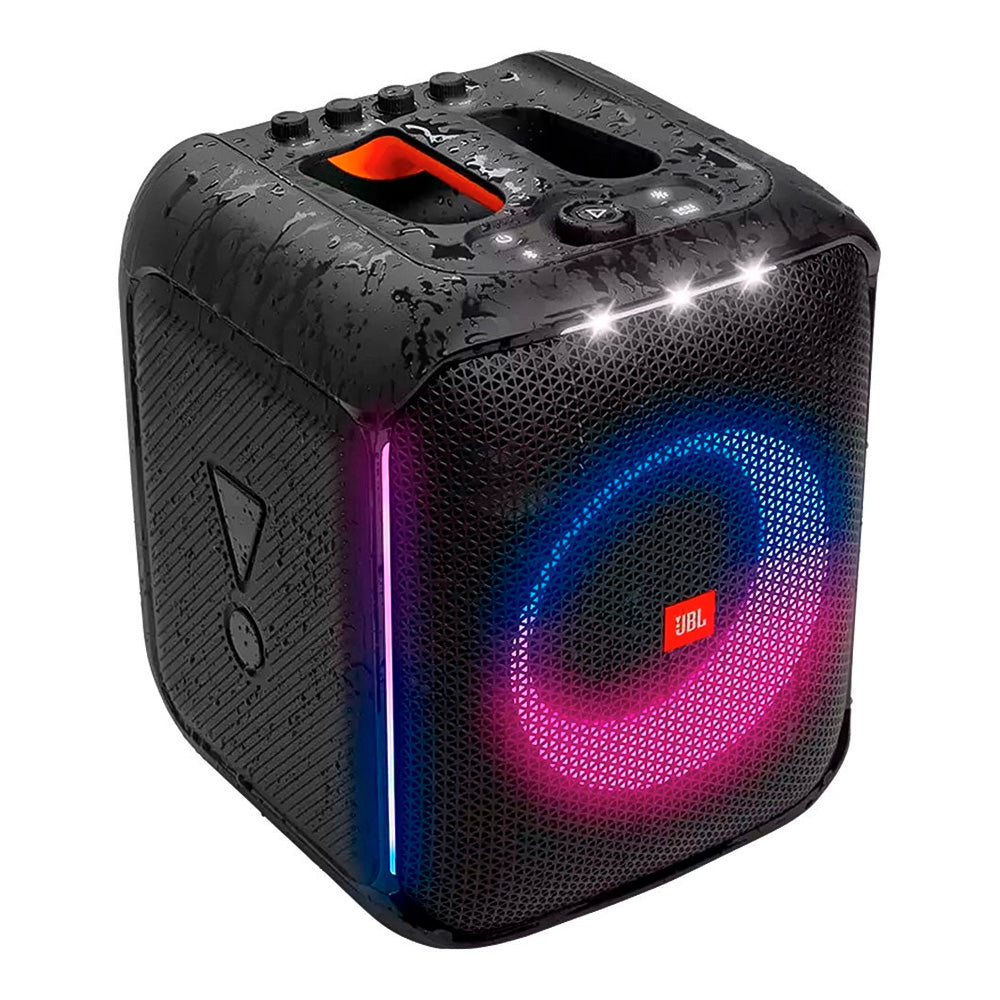 Caixa de Som JBL Bluetooth Partybox Encore, Com 2 Microfones , Novo Design à Prova de Respingos, 100W